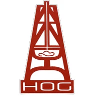 HOOey Large Red HOG Sticker