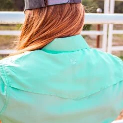 HOOey "Sol" Ladies Sea Foam Long Sleeve Pearl Snap Shirt -Hooey Brands Untitled 1 3768b0c7 9834 458a ae7e acf3cfc36c1e