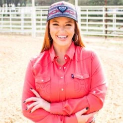 HOOey "Sol" Ladies Watermelon Long Sleeve Pearl Snap Shirt 13 HOOey "Sol" Ladies Watermelon Long Sleeve Pearl Snap Shirt -Hooey Brands Untitled 1 647b682f 17b2 47d3 ad8e ec4660204ba6