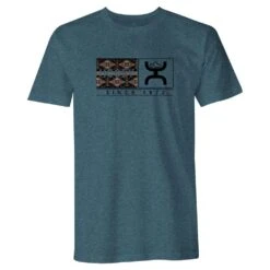 HOOey "Roots" Tee, Turquoise