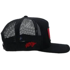 HOOey Wright Brothers Hat Black W/red & Blue Patch -Hooey Brands WB005 4