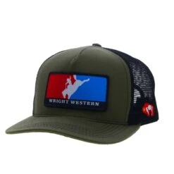 HOOey Wright Brothers Hat Olive/Black