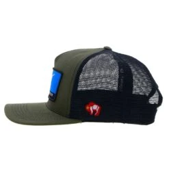 HOOey Wright Brothers Hat Olive/Black -Hooey Brands WB006 2 1