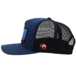 HOOey Wright Brothers Hat Denim/Black -Hooey Brands WB009 2