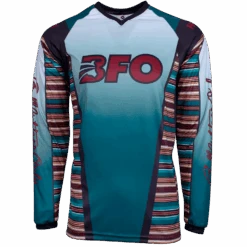 HOOey YOUTH BFO Jersey Turquoise/Serape Pattern