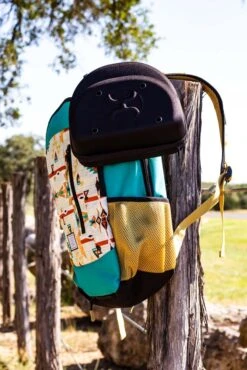 "Rockstar" Hooey Backpack Cream/Pink Pattern W/Turquoise/Gold -Hooey Brands bp 13