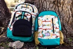 "Ox" Hooey Backpack Cream/Pink Aztec W/Turquoise/Black -Hooey Brands bp 5 9a5de5d7 c16b 4c13 b3c0 eec5f4510f7c