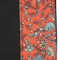 Western Floral Red Hooey Seat Cover -Hooey Brands c0001597 601 hoo auto sc lowback riggin western floral 5 detail