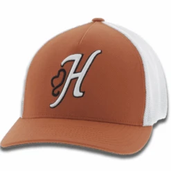 HOOey "Skipper" Orange/White Hat