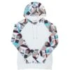 HOOey "Morocco" White W/Multi Color Hoody -Hooey Brands morocco c03d2ef9 89d6 446a 9d57 6f0fb89f5176