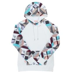 HOOey "Morocco" White W/Multi Color Hoody