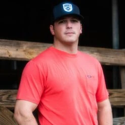 HOOey "The San Jose" Watermelon Tee Shirt -Hooey Brands pinkshirt