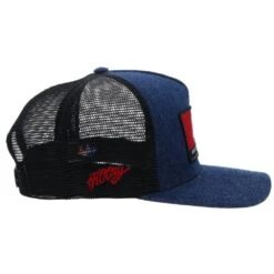 HOOey Wright Brothers Hat Denim/Black -Hooey Brands wb009 4